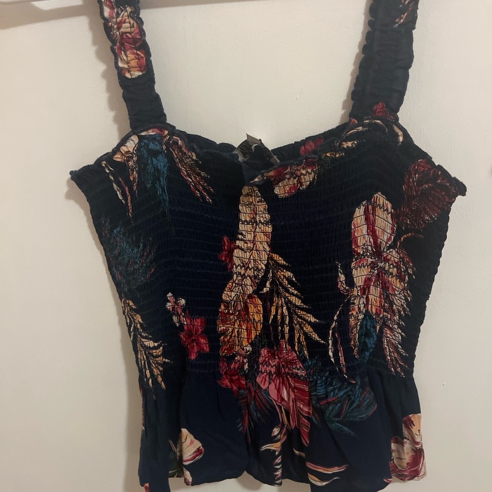Floral Smocked Women's Top